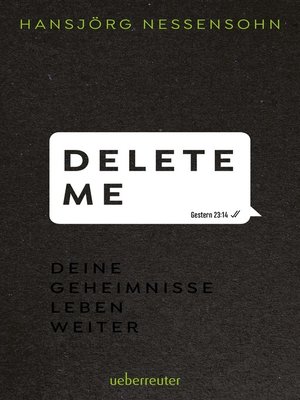 cover image of Delete Me